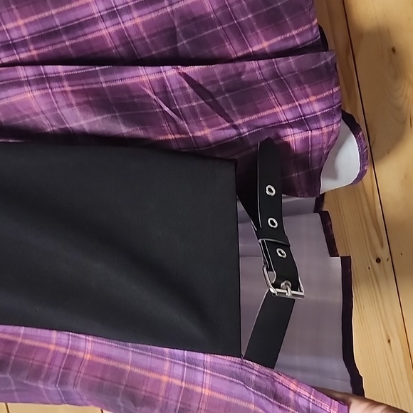 Romwe Skirt Plaid Size Large NWT - Picture 2 of 7